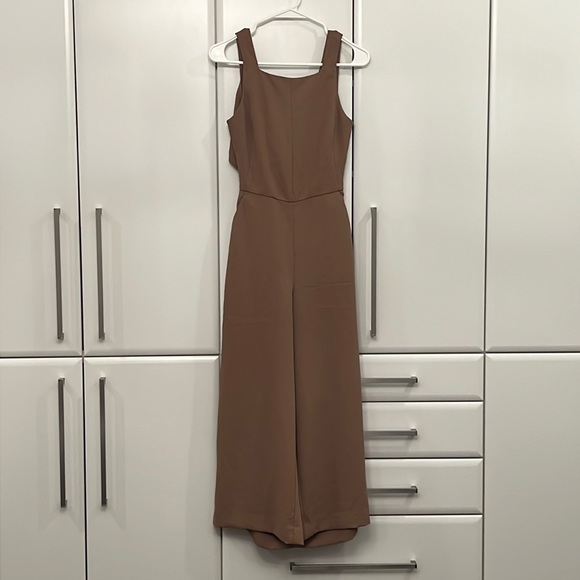 ✨ARITZIA✨ Wilfred Ecoulement Jumpsuit in Nutmeg - US2 - Picture 4 of 8